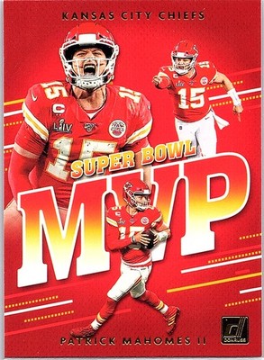 2020 Donruss #MVP-PM Patrick Mahomes II Super Bowl MVP
