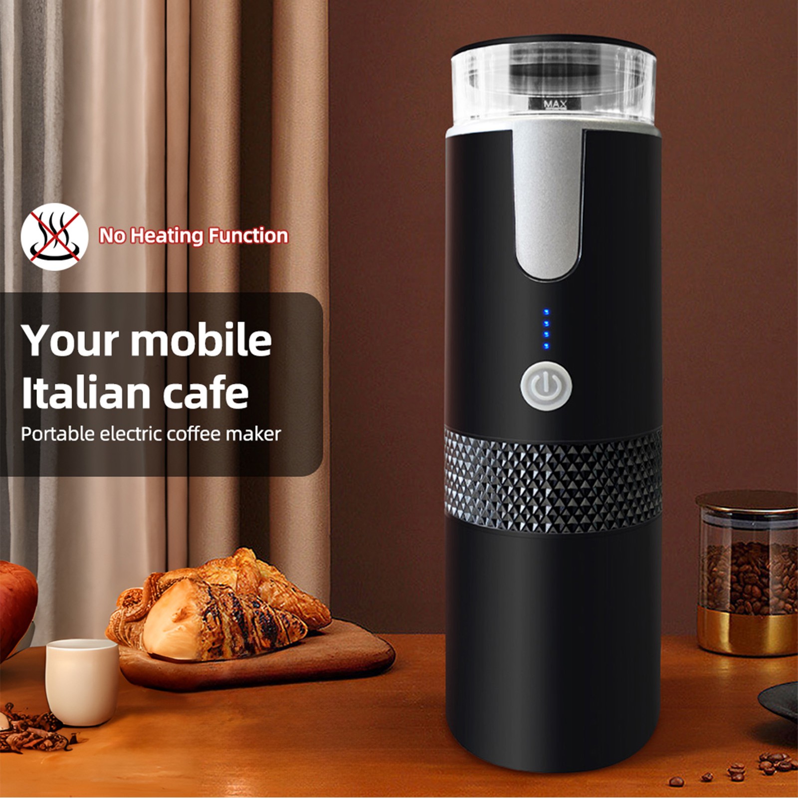 Portable Electric Coffee Machines 6oz Single Serve Mini Coffee Maker Wi