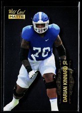 2022 Wild Card Matte #MB-26 Darian Kinnard Black