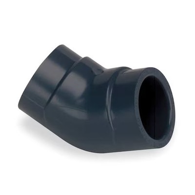 Pvc Elbow, 45 Degrees, Fnpt X Fnpt, 4 In Pipe Size, 819-040