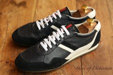 Prada Sneakers da Ginnastica Uomo in Pelle Scamosciata Blu UK 8 US 9 EU 42