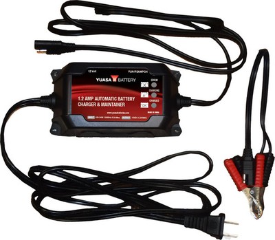 Yuasa 49-1103 YUA1P2AMPCH 1.2 AMP CHARGER & MAINTAINER (12V)