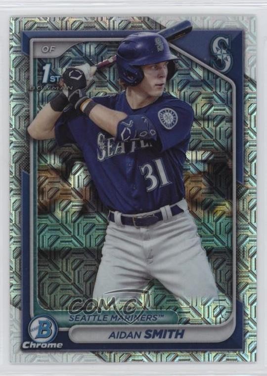 2024 Bowman Chrome Prospects Mega Box Mojo Refractor Aidan Smith #BCP-45 lc0