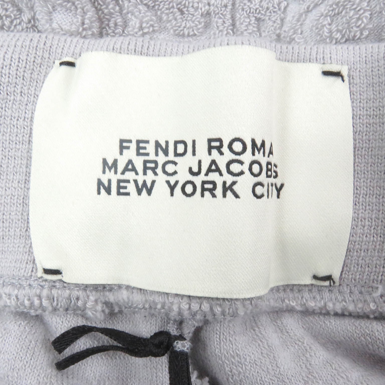 Excellent FENDI×MARC JACOBS Shorts Embossed logo pile easy pants gray mens ... thumbnail 5