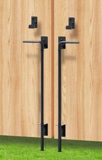 Cane Bolt Heavy Duty Gate Drop Rod 24 Inch Metal Gates Stopper for Wood PVC V...