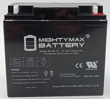 Mighty Max 12V 18AH AGM Battery Long lasting Power for Multiple Applications