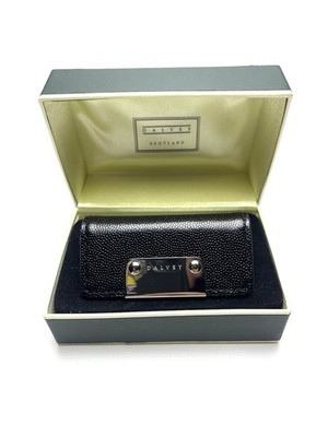 Dalvey Scotland Leather Key Case Holder Wallet Organizer with Original Box