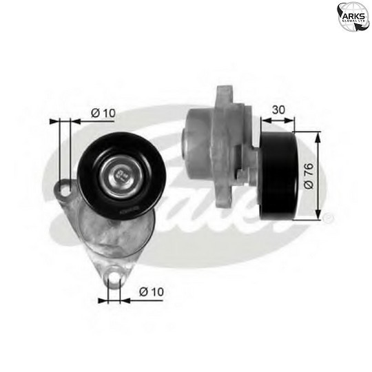 BELT TENSIONER VRIBBED BELT T38376 FOR DAEWOO KALOS LACETTI/Hatchback ORION 1.4L - Image 15