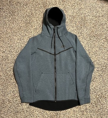 Nike Jacket Tech Fleece Windrunner Hoodie Mens Small Teal Full Zip Gym Running