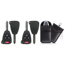 Key Fob Remote 2008 Jeep Liberty FCC:OHT692427AA MPN:56040649  Protective Pouch