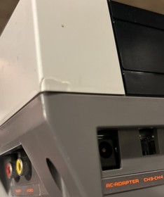 VTG NES Nintendo Action Set Box Styrofoam Console Grey Zapper NES-001