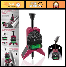 Y-Shape Magnetic Pipe Center Finder Tool, Adjustable Dial Protractor, Fits 1.5"-