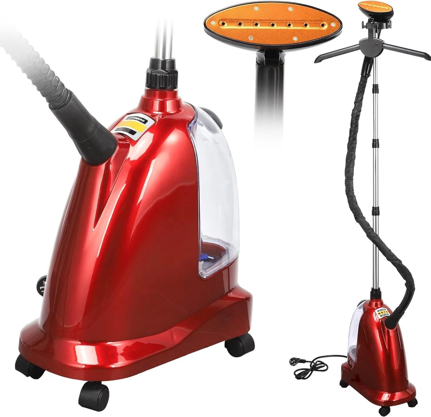 Steamer for Clothes 1800W Standing Garment Steamers 45S Fast Heat-Up 60 Mins of