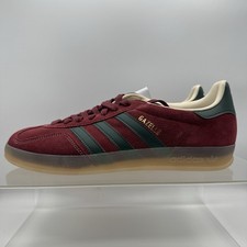 Brand New Adidas Gazelle Indoor JH5403 Maroon Suede Shoe Sneaker Men's Size 8