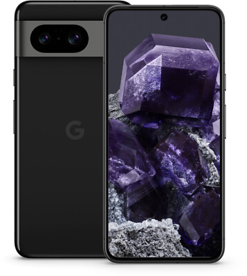 Google Pixel 8 256GB Obsidian (Black), Sehr gut   Refurbished