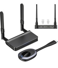 Wireless Hdmi Transmitter And Receiver Kit - Plug & Play, Stable 2.4/5ghz...