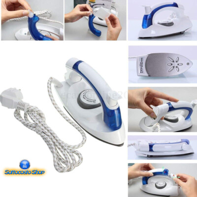 Ferro Da Stiro Da Viaggio Aigostar 1100W - Doppio Voltaggio, Piastra Acciaio Inox, Pieghevole - Foto 8