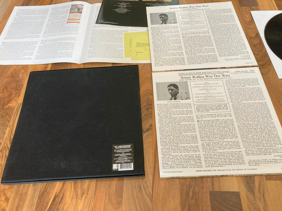 SONNY ROLLINS WAY OUT WEST 2 LPS DELUXE VINYL BOX MINT- - Bild 3 von 3