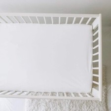 Linenwalas Crib Mattress Protector Waterproof 2 pc Pack, Organic Bamboo Terry Ul