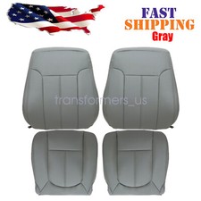 4pcs Fit For 2011-2016 Ford F250 F350 Work Truck Front Both Side Seat Cover Gray 4pcs Fit For 2011-2016 Ford F250 F350 Work Truck Front Both Side Seat Cover Gray