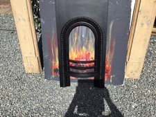 Antique Colbrookdale Cast Iron Fireplace 