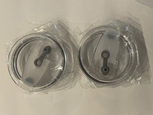 2 Replacement Flip Lids for Stainless Steel Insulated Tumbler Travel Mug-New