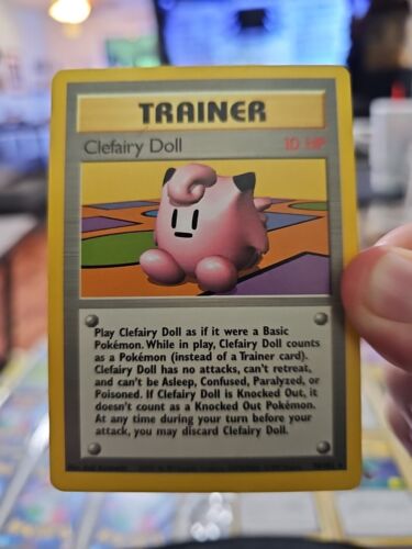 Clefairy Doll - Base Set - 70/102 - Rare - Trainer - Lightly Played - Picture 1 of 1