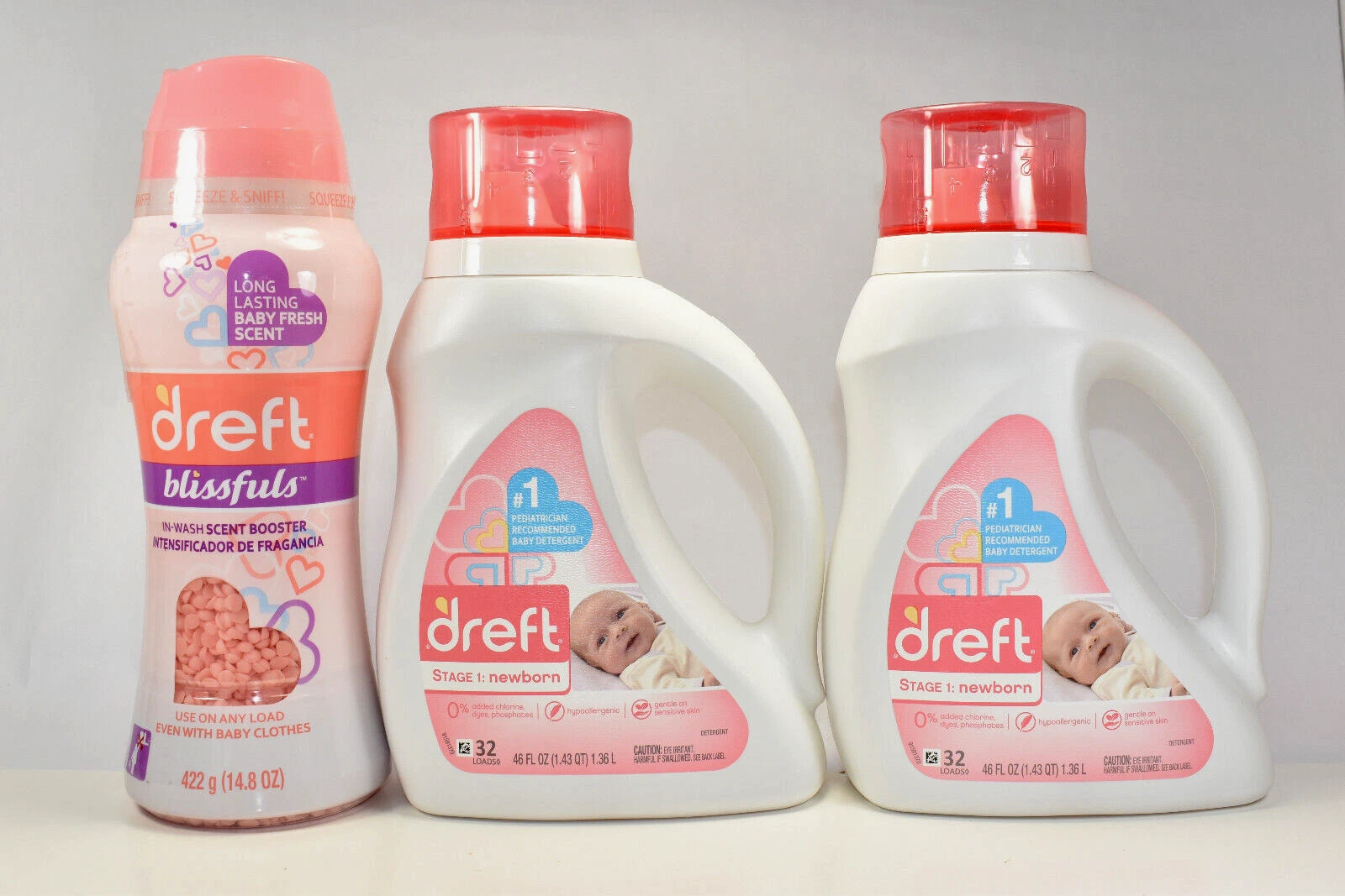 Dreft Stage 1: Newborn Hypoallergenic Baby Laundry Detergent & Blissfuls booster
Opens in a new wind