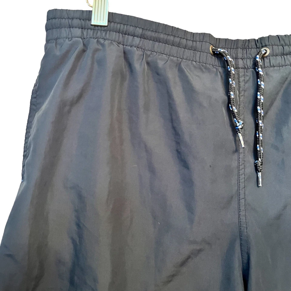 Swim Trunks Mens Large Black Pockets Chino Lining Beach Sand Vacation 21men - Image 4 of 4