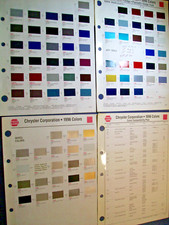 1996 Chrysler Plymouth Dodge JEEP NAPA Martin Senour auto car truck Paint Chips