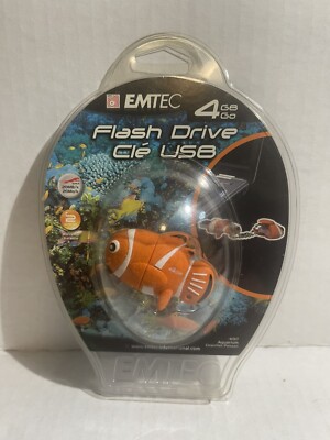 EMTEC Clownfish 4 GB USB Flash Drive factory sealed