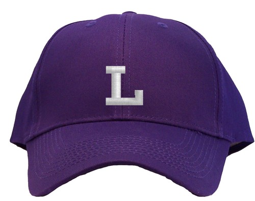 Berretto da baseball sportivo professionale ricamato iniziale lettera L - disponibile in 7 colori cappello - Foto 8 di 9
