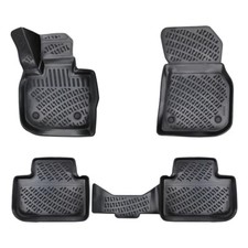 Floor Mats Liner Fits BMW iX3 BATTERY EV 2021-2024 Waterproof 3D Molded Black
