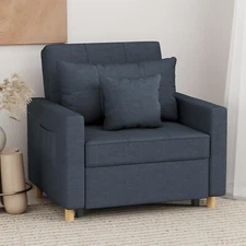 Esright Convertible Sofa Bed 3-in-1 Arm Chair Folding Recliner Sleeper Chair Bed