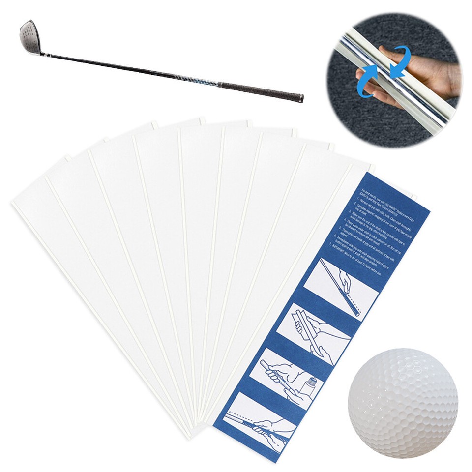 13 Pcs Golf Grip Tape Double Sided Adhesive Strips for Regripping Golf