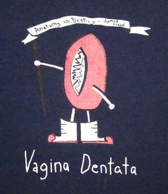 Vagina Dentata Folk Tale T Shirt Small Anatomy Is Destiny Ironic Tee Anti Freud Ebay