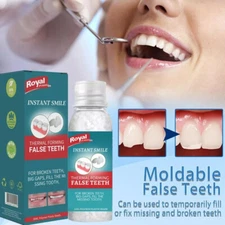 Teeth Glue Temporary Tooth Repair Kit Moldable Tooth Broken Teeth Gaps Repair ~