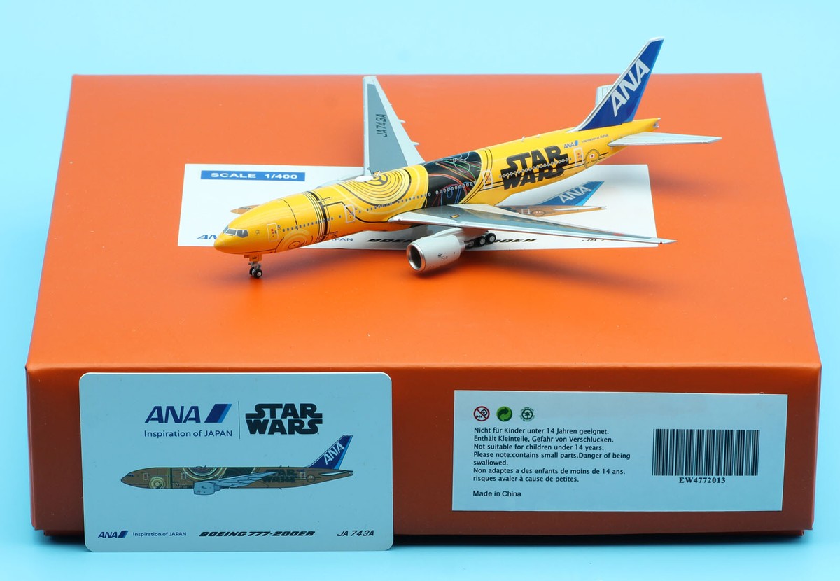 JC Wings 1:400 ANA ALL NIPPON AIRWAYS B777-200ER Diecast JC Wings 1:400 ANA ALL NIPPON AIRWAYS B777-200ER Diecast