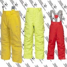 TRESPASS KIDS YOUTH GIRLS BOYS NANDO SKI SNOW INSULATED WATERPROOF PANT TAPED