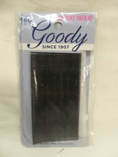 1 CASE 12 INDIVIDUAL PACKS  2,160 BLACK GOODY BOBBY PINS 2"