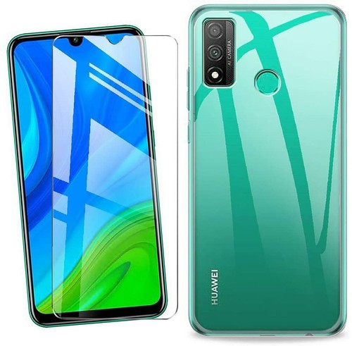 COVER CUSTODIA + PELLICOLA VETRO TEMPERATO PER HUAWEI P SMART 2021 2020 2019 - Foto 12 di 35