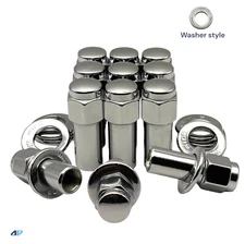 20 Lug Nuts  1/2 Chrome Mag Wheel Nut 1.38” Shank Cragar 1/2-20 Ford Mopar SST