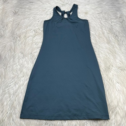 Title Nine Damen XS grau Riemen Rücken Sportkleid Einbau-BH