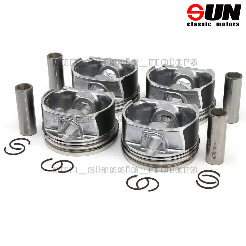 Kit de reconstrucción de anillos de pistones de motor juntas pernos para VW AUDI A4 2.0 TFSI BWT BPY Foto 3 de 4