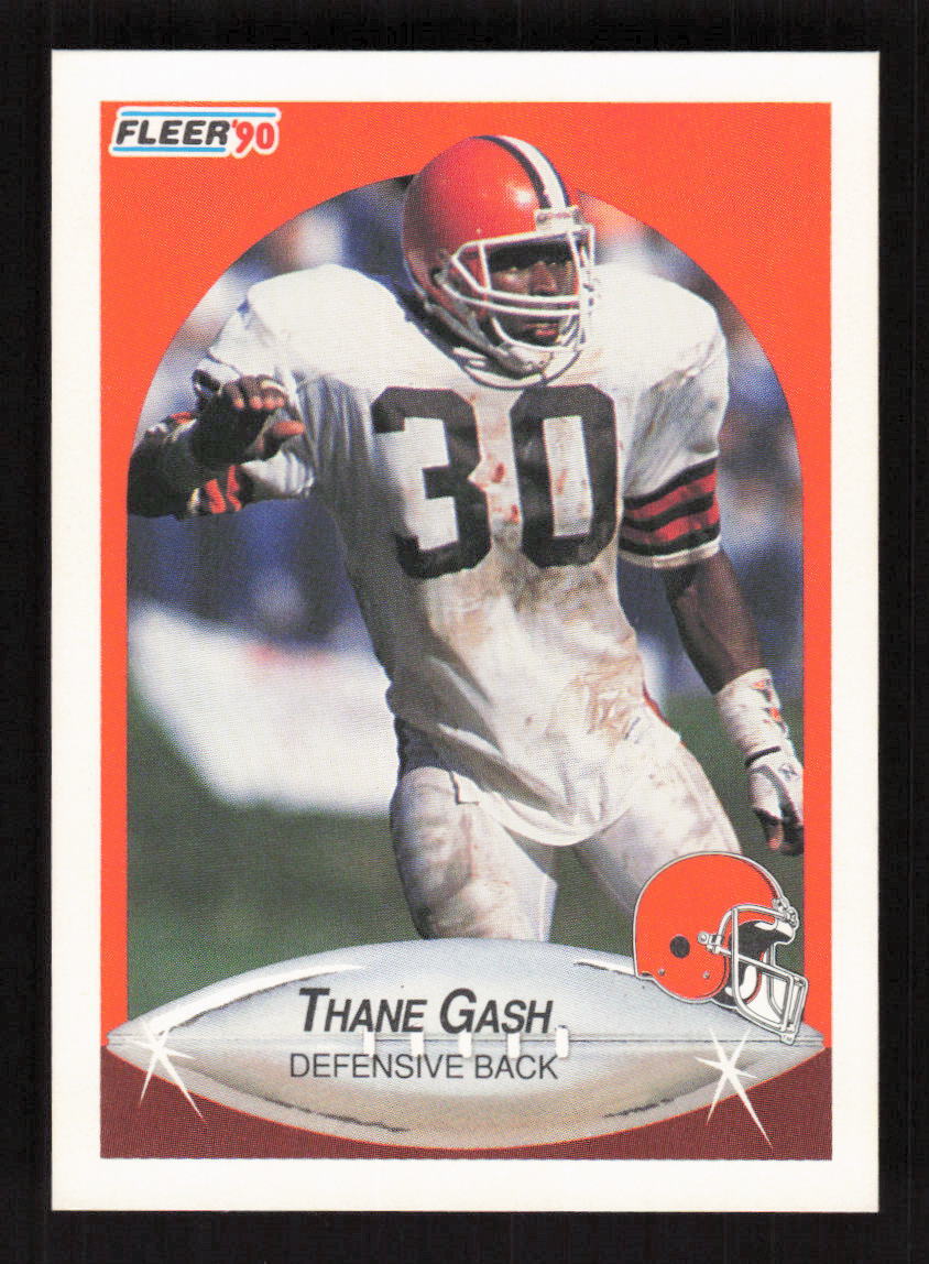 1990 Fleer #49b Thane Gash Rookie Cleveland Browns