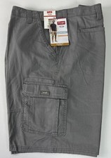 Wrangler Mens Shorts Size 46 Flex 5 Star Relaxed Fit Tech Pocket Cargo Grey D17
