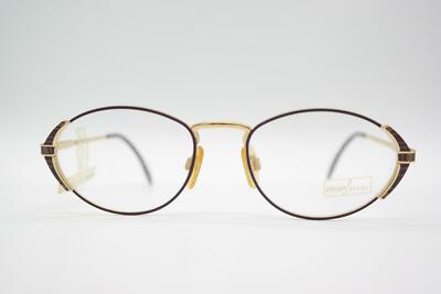 Vintage OWP Design 1416 Violet Gold Oval Glasses Frame Eyeglasses NOS