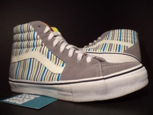 vans sk8 hi red blue yellow