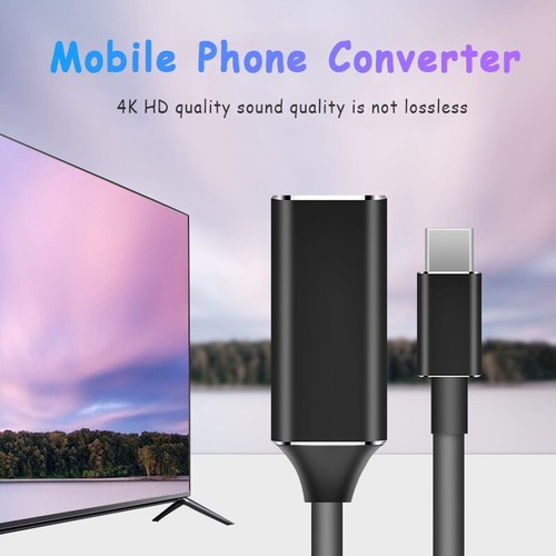 USB Type C to Female HDMI HDTV Cable 4K Adapter For Mac Samsung S Series Huawei - Picture 24 of 24