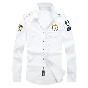 military style casual shirts